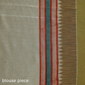 Chanderi silk hand sanganeri saree with ghicha border 20