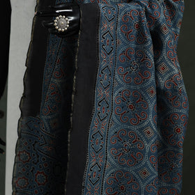 Chanderi silk kutch hand block print natural dyed handloom