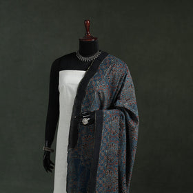 Chanderi silk kutch hand block print natural dyed handloom