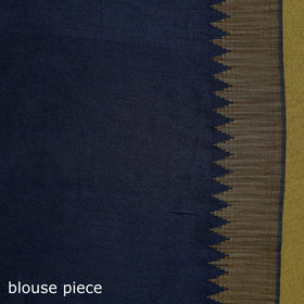 Chanderi silk nui shibori tie-dye saree with ghicha border