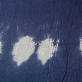 Buy Blue Chanderi Silk Shibori Tie-Dye Fabric Online