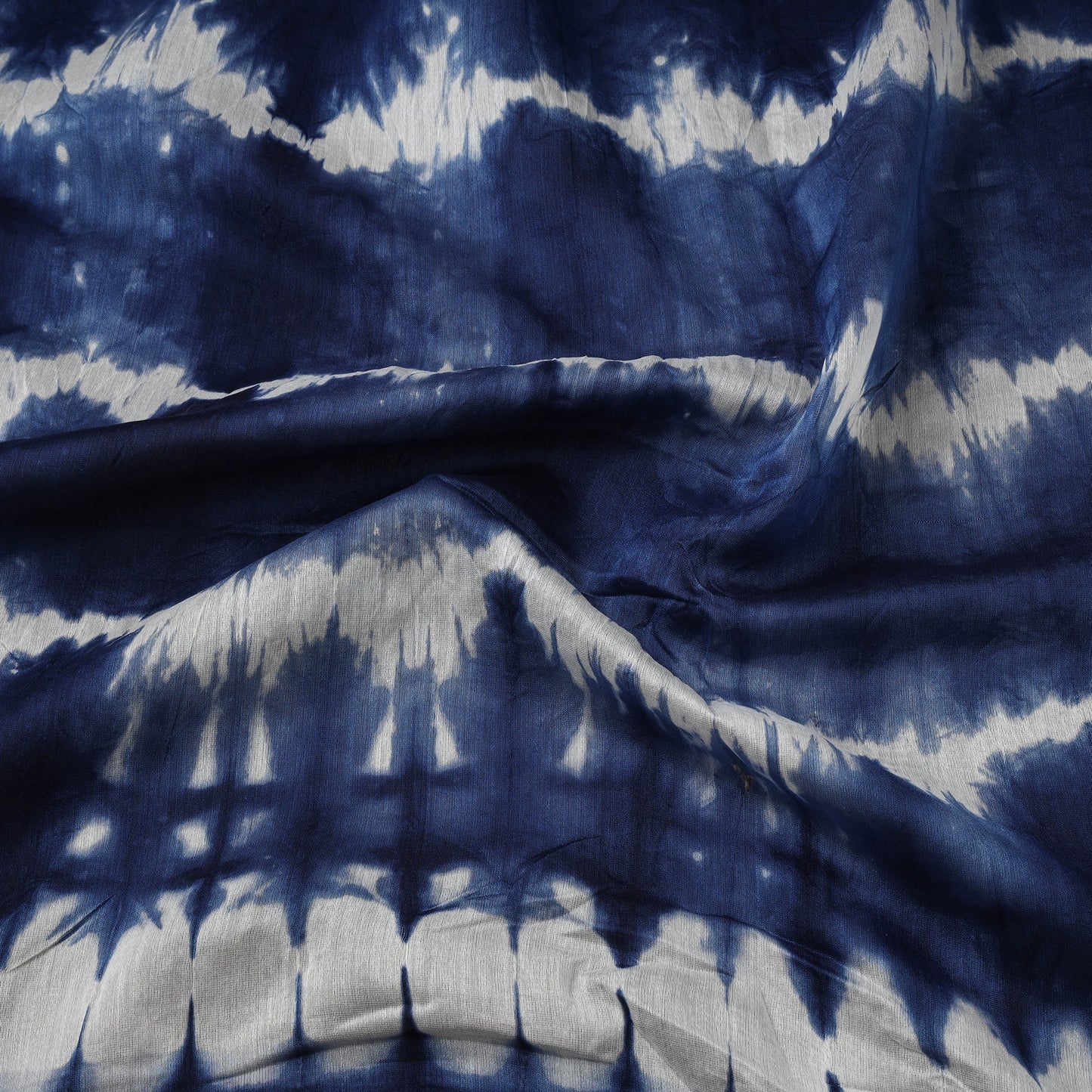 Chanderi silk tie-dye shibori fabric 07 - handcrafted