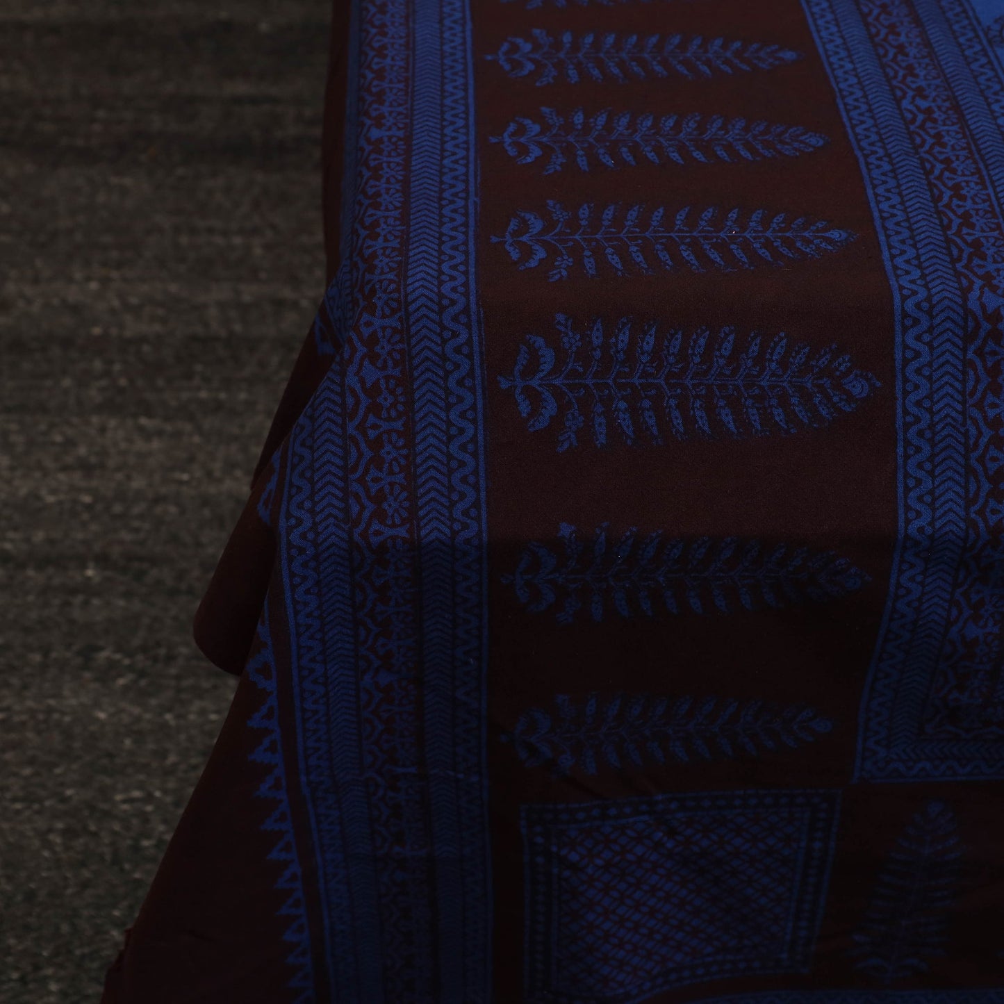 Blue - cotton bagh double bed sheet (108 x 90 in) 27