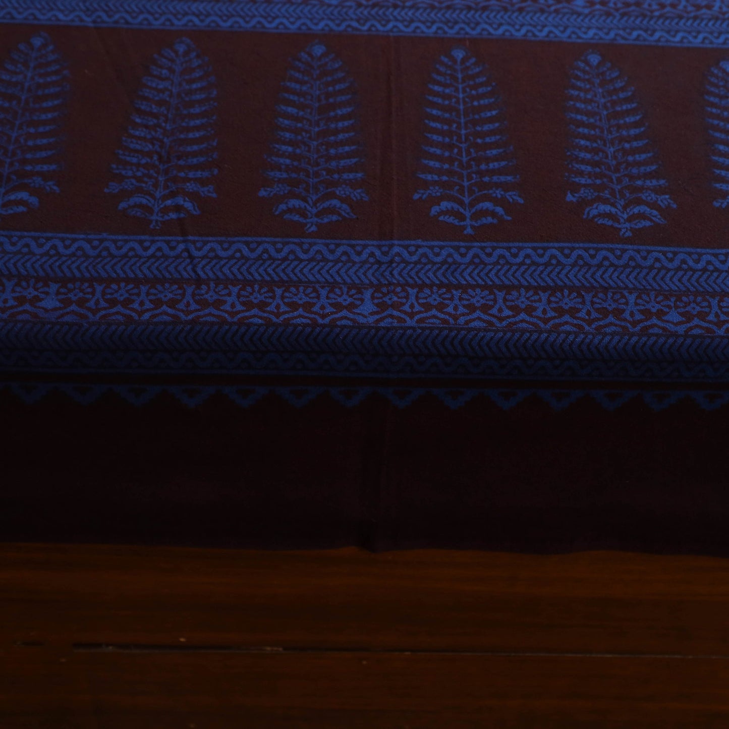 Blue - cotton bagh double bed sheet (108 x 90 in) 27