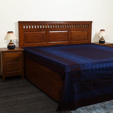 Blue - cotton bagh double bed sheet (108 x 90 in) 27