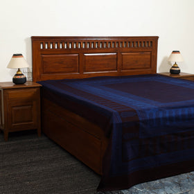 Blue - cotton bagh double bed sheet (108 x 90 in) 27