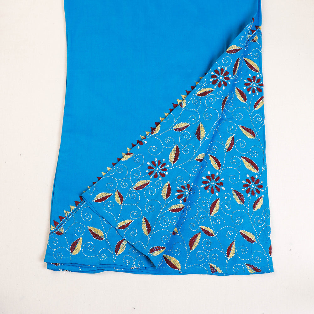  Cotton Bengal Kantha Embroidery Palazzo