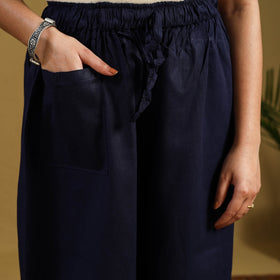 Buy Cotton Bengal Kantha Hand Embroidery Palazzo