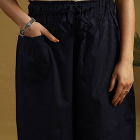 Buy Cotton Bengal Kantha Hand Embroidery Palazzo