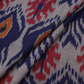 Cotton central asian pochampally ikat fabric 05
