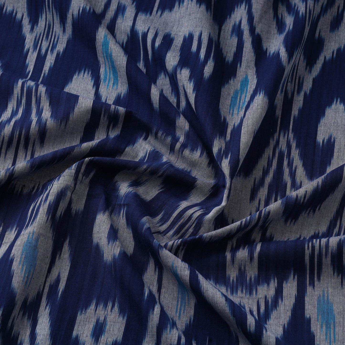 Cotton central asian pochampally ikat fabric 10