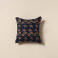 Blue - cotton cushion cover 21 - handcrafted