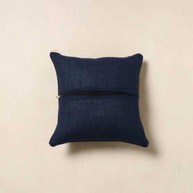 Blue - cotton cushion cover 34 - handcrafted
