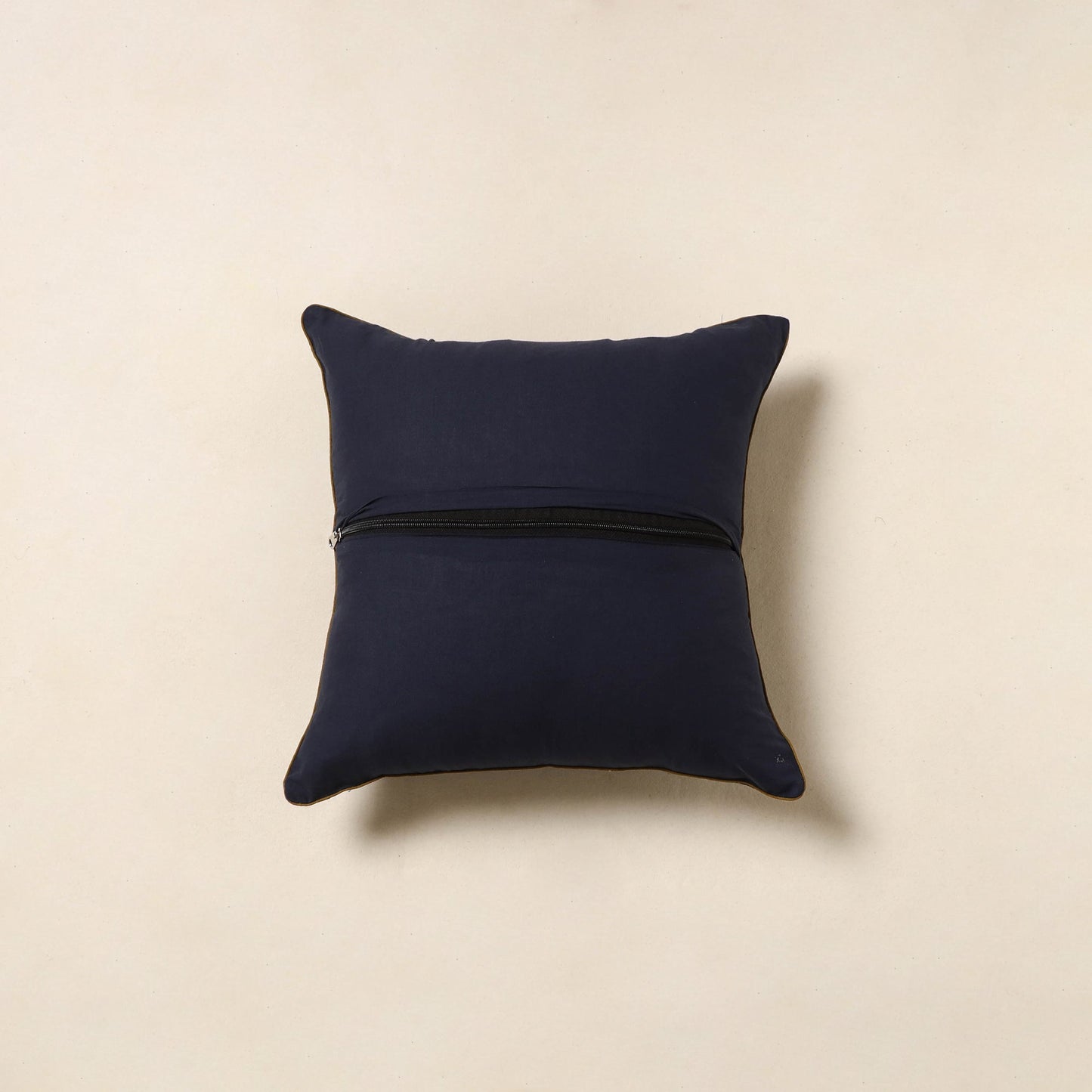 Blue - cotton cushion cover 35 - handcrafted
