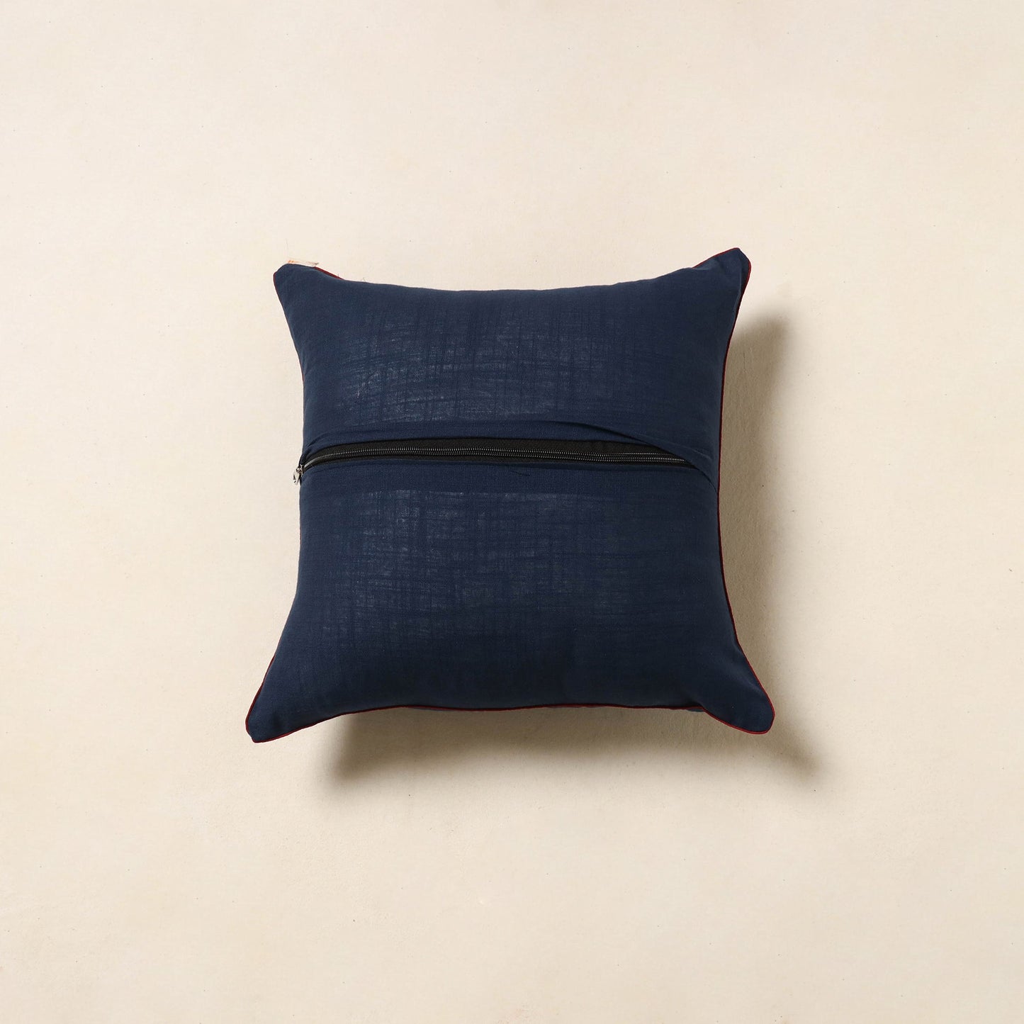 Blue - cotton cushion cover 37 - handcrafted