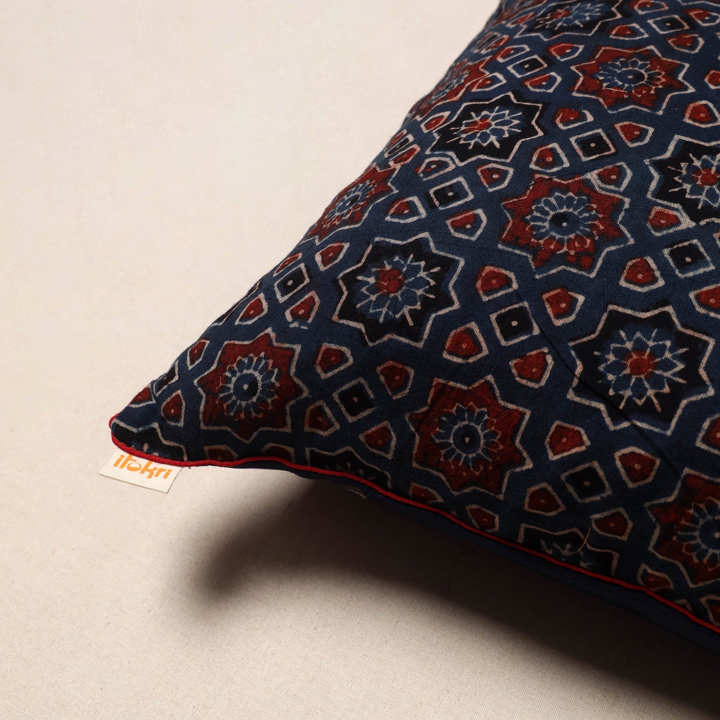 Cotton cushion cover 58 - handcrafted