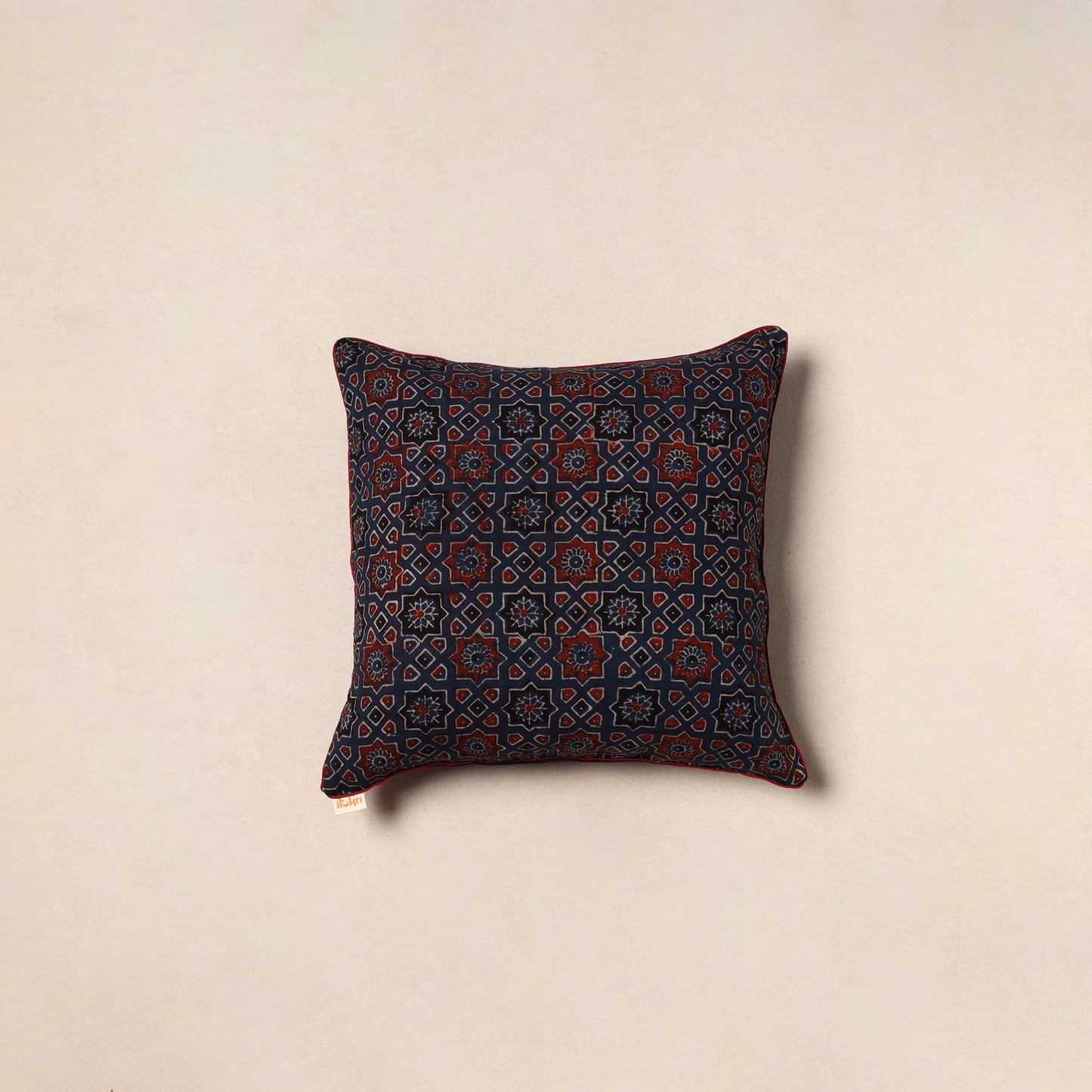Cotton cushion cover 58 - handcrafted