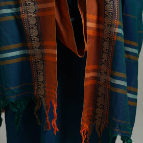 Buy Cotton Blue Dharwad Kurta Set with Palazzo & Dupatta