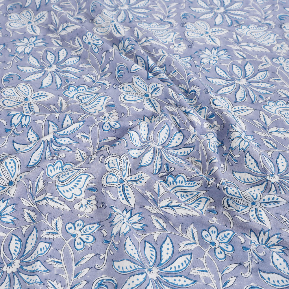 Buy Block Print Cotton Double Sanganeri Bed Sheet