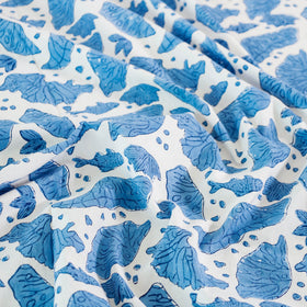 Buy Block Print Cotton Double Sanganeri Bed Sheet