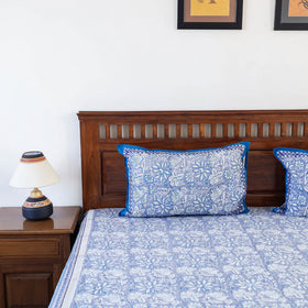  Block Print Cotton Double Sanganeri Bed Sheet