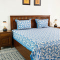 Buy Block Print Cotton Double Sanganeri Bed Sheet