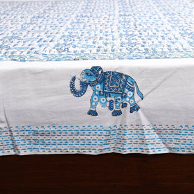Cotton double sanganeri bed sheet set (108 x 90 in) 06
