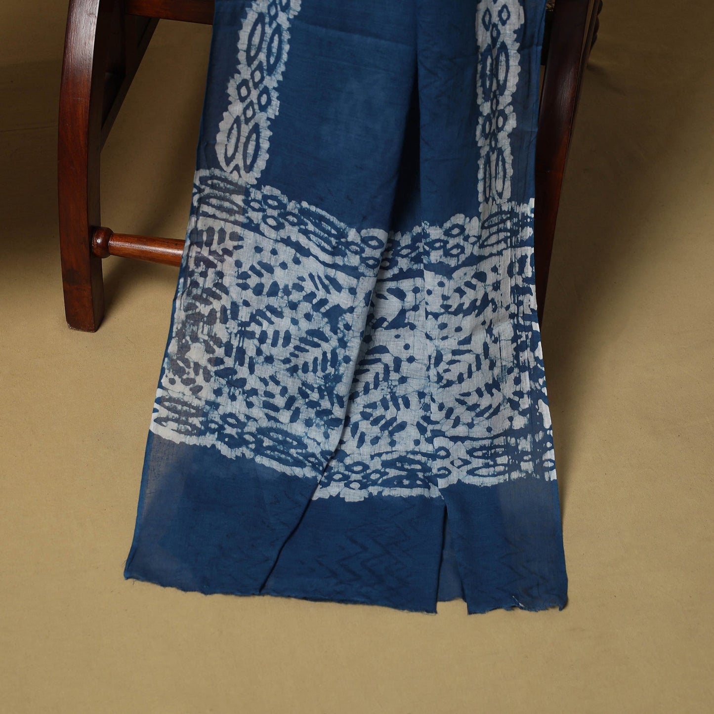 Cotton hand batik 3pc unstitched dress material 02