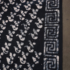 Blue Cotton Hand Batik Print Fabric