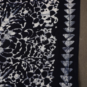 Blue Cotton Hand Batik Print Fabric