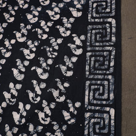 Blue Cotton Hand Batik Print Fabric