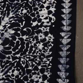 Blue Cotton Hand Batik Print Fabric