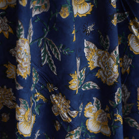 Cotton hand block sanganeri print fabric 02 - handcrafted