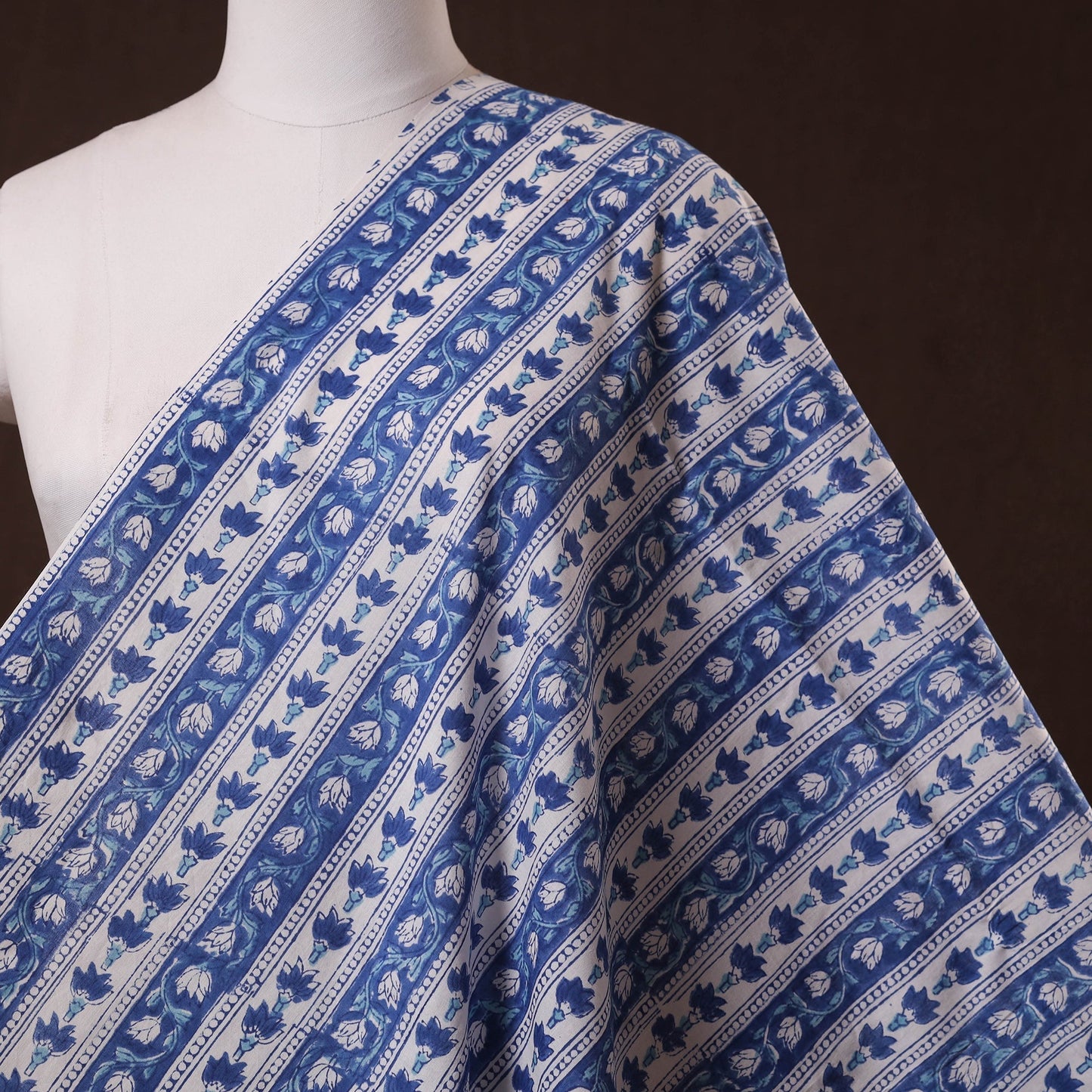 Cotton hand sanganeri fabric 09 - handcrafted