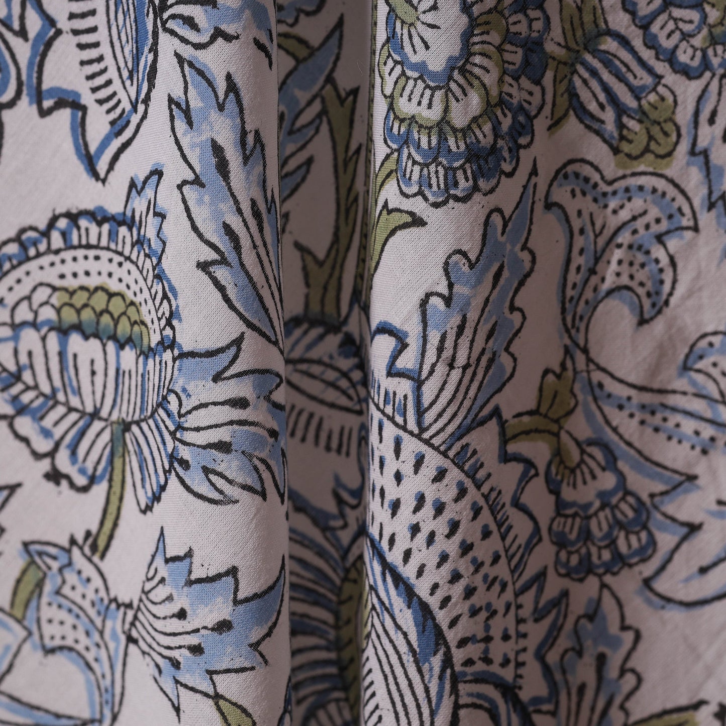 Cotton hand sanganeri fabric 12 - handcrafted