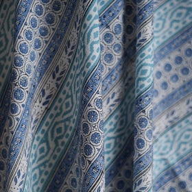 Cotton hand block sanganeri print fabric 14 - handcrafted