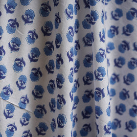 Cotton hand block sanganeri print fabric 15 - handcrafted