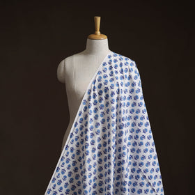 Cotton hand block sanganeri print fabric 15 - handcrafted