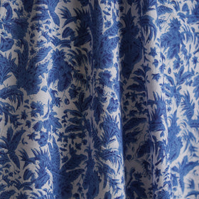 Cotton hand block sanganeri print fabric 17 - handcrafted