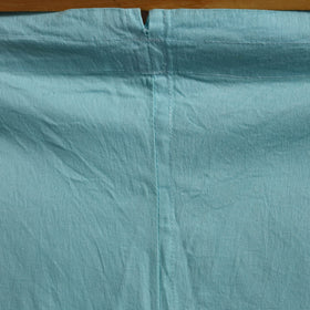 Buy Blue Cotton Hand Embroidery Chikankari Short