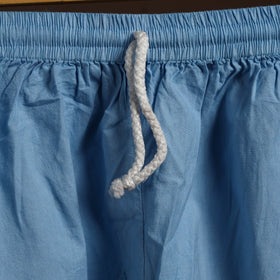 Blue - cotton hand embroidery chikankari short 18