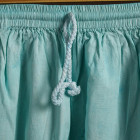 Blue - cotton hand embroidery chikankari short 20