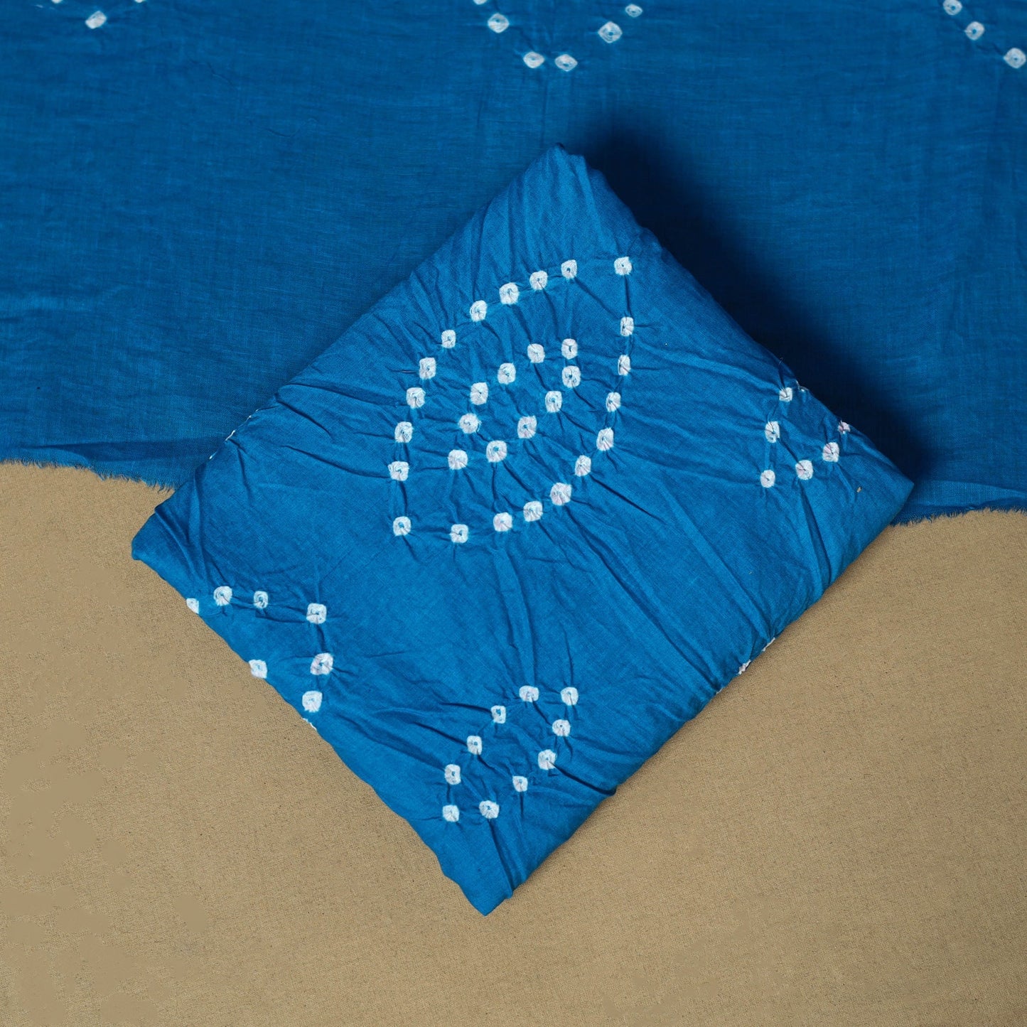 Pink - cotton hand kutch batik 3pc unstitched dress