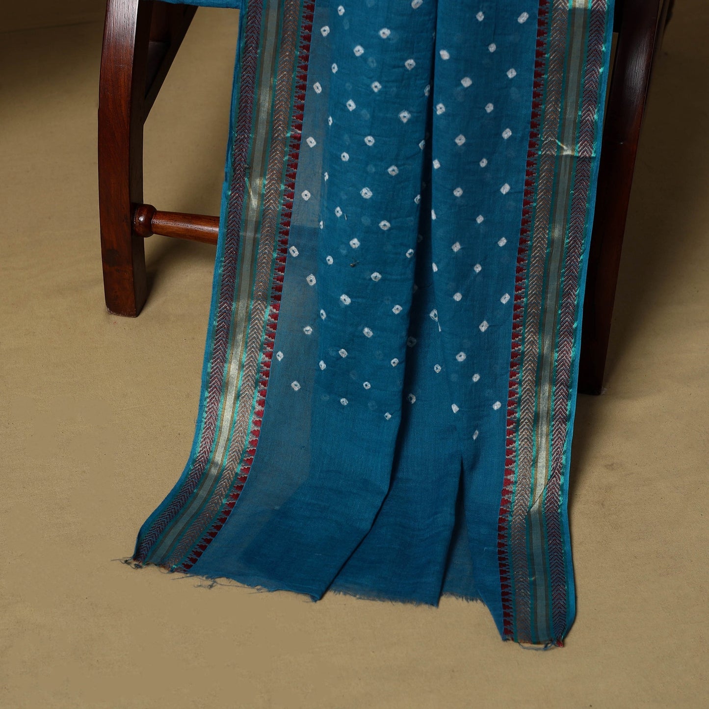 Pink - cotton hand kutch batik 3pc unstitched dress