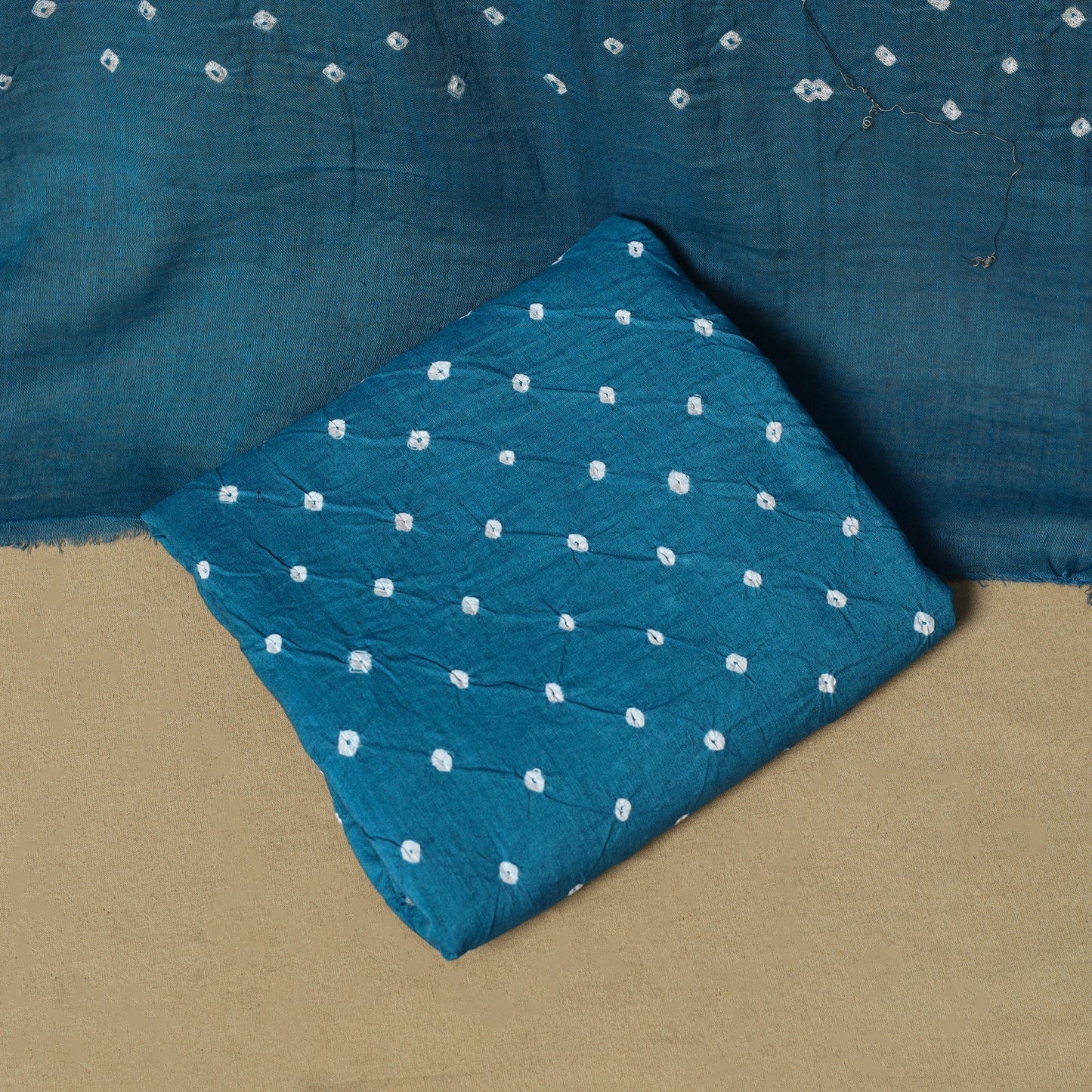 Pink - cotton hand kutch batik 3pc unstitched dress