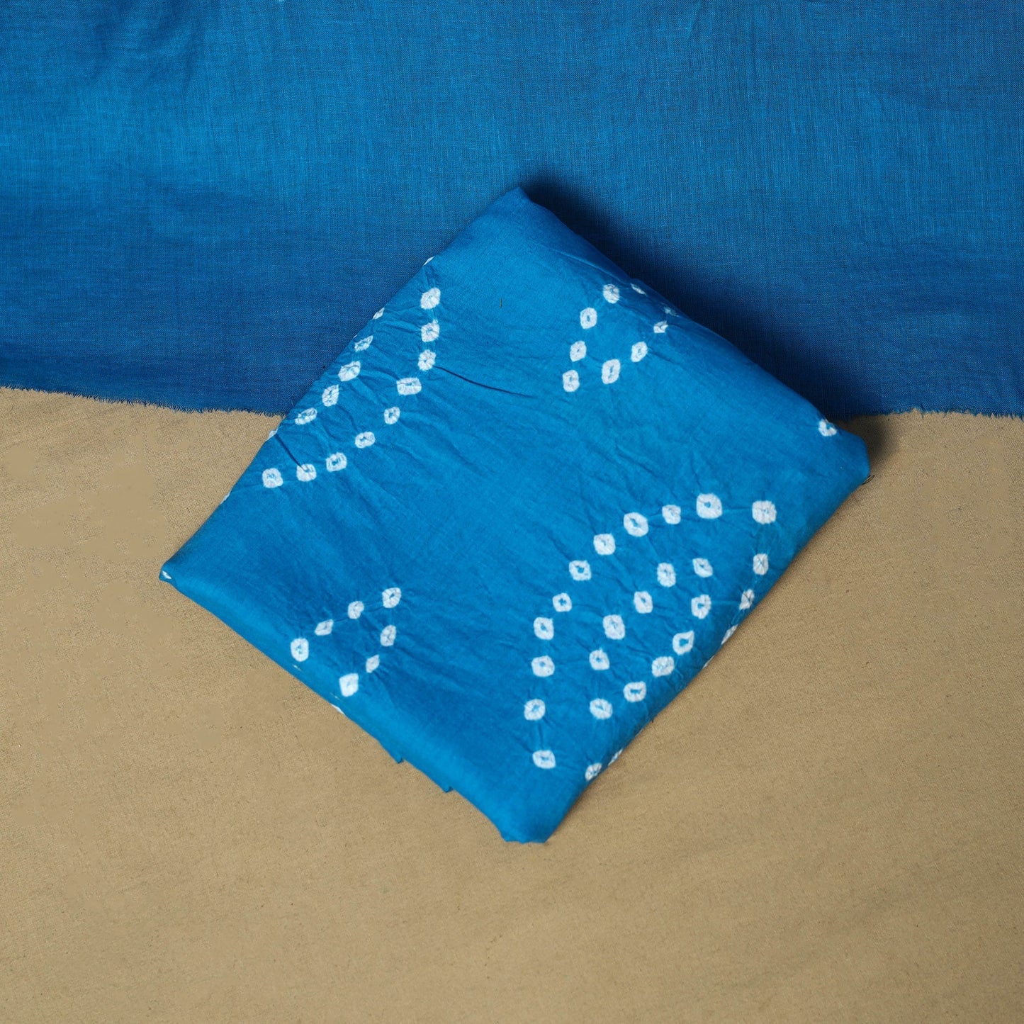 Pink - cotton hand kutch batik 3pc unstitched dress