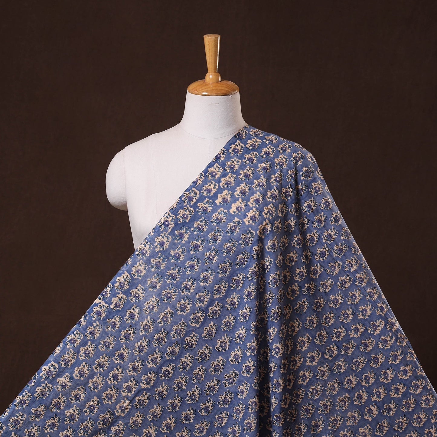 Cotton hand sanganeri fabric 01 - handcrafted