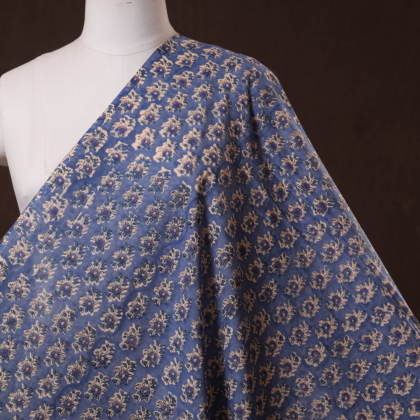 Cotton hand sanganeri fabric 01 - handcrafted