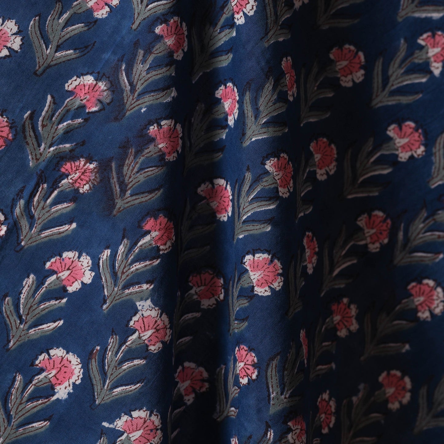 Cotton hand sanganeri fabric 07 - handcrafted