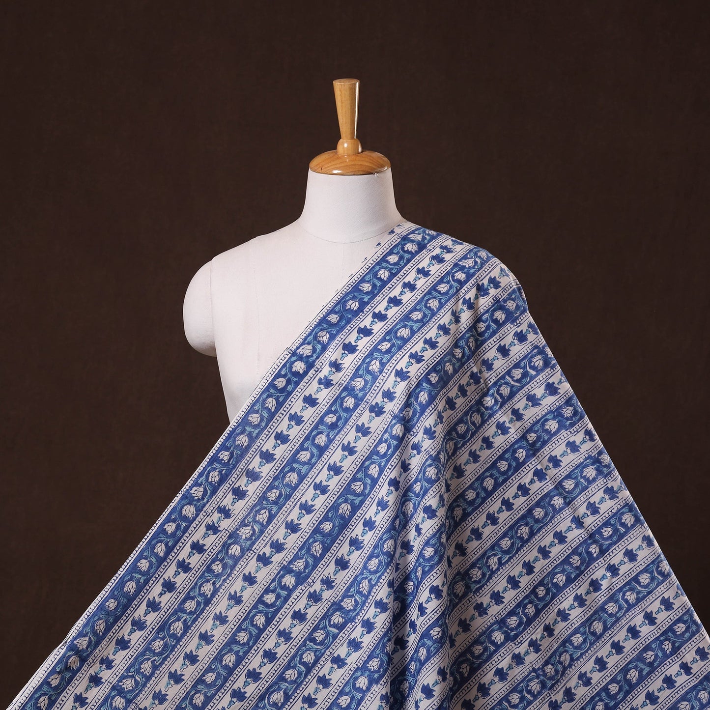 Cotton hand sanganeri fabric 09 - handcrafted